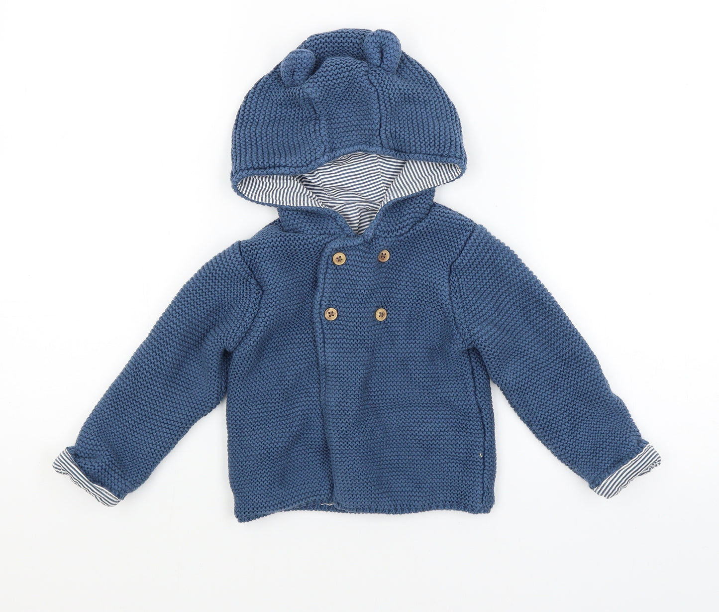 M&S Baby Blue   Cardigan Jumper Size 18-24 Months