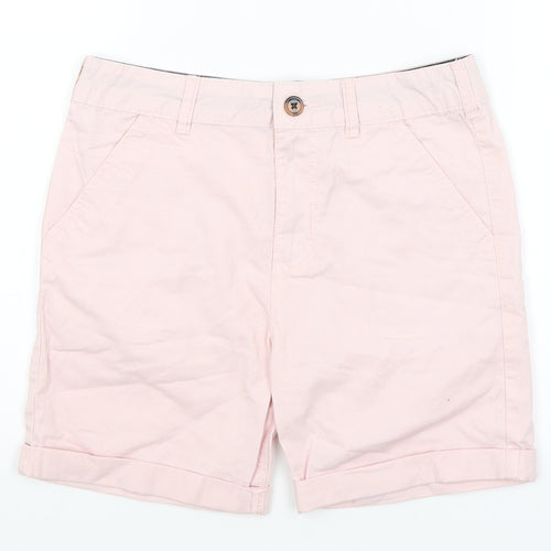 George Boys Pink   Chino Shorts Size 9-10 Years