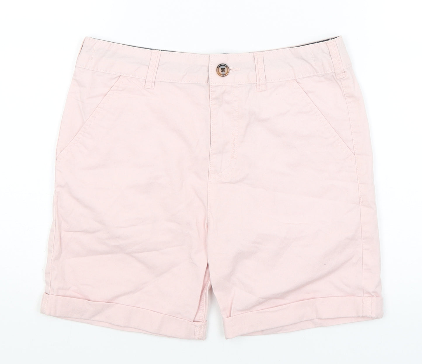 George Boys Pink   Chino Shorts Size 9-10 Years