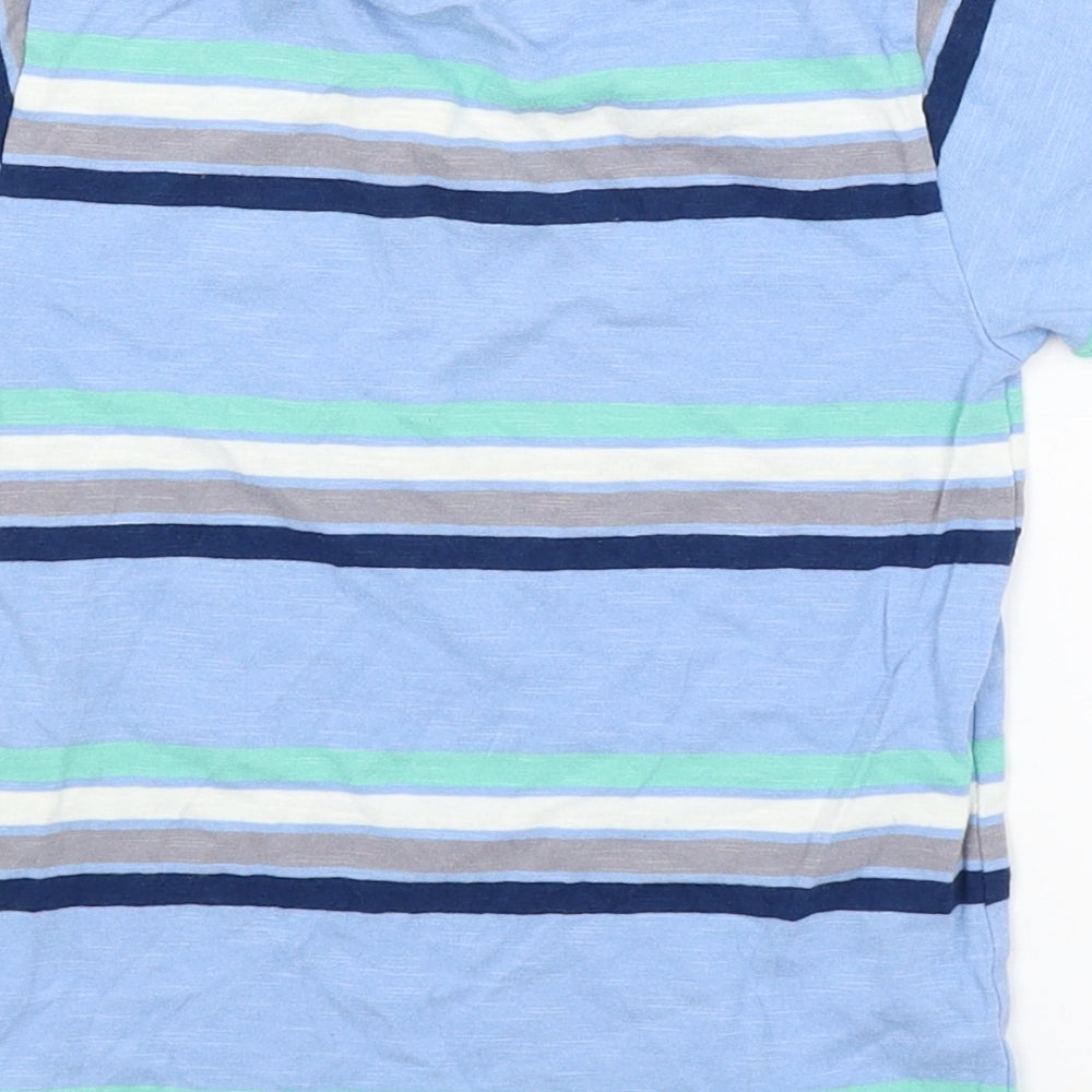 NEXT Boys Blue Striped  Basic T-Shirt Size 2-3 Years