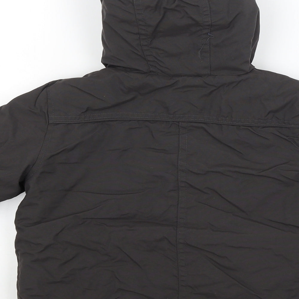 TU Boys Black   Parka Coat Size 3-4 Years