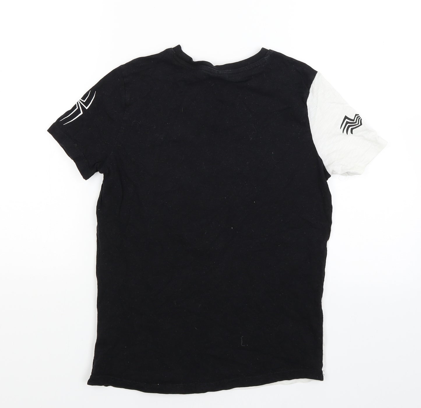 Marvel Boys Black   Basic T-Shirt Size 10-11 Years  - Spiderman