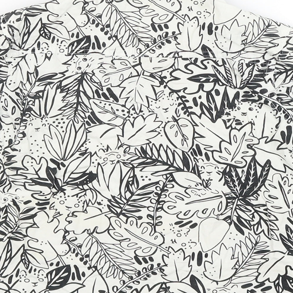 George Boys White   Basic Button-Up Size 3-4 Years  - Jungle