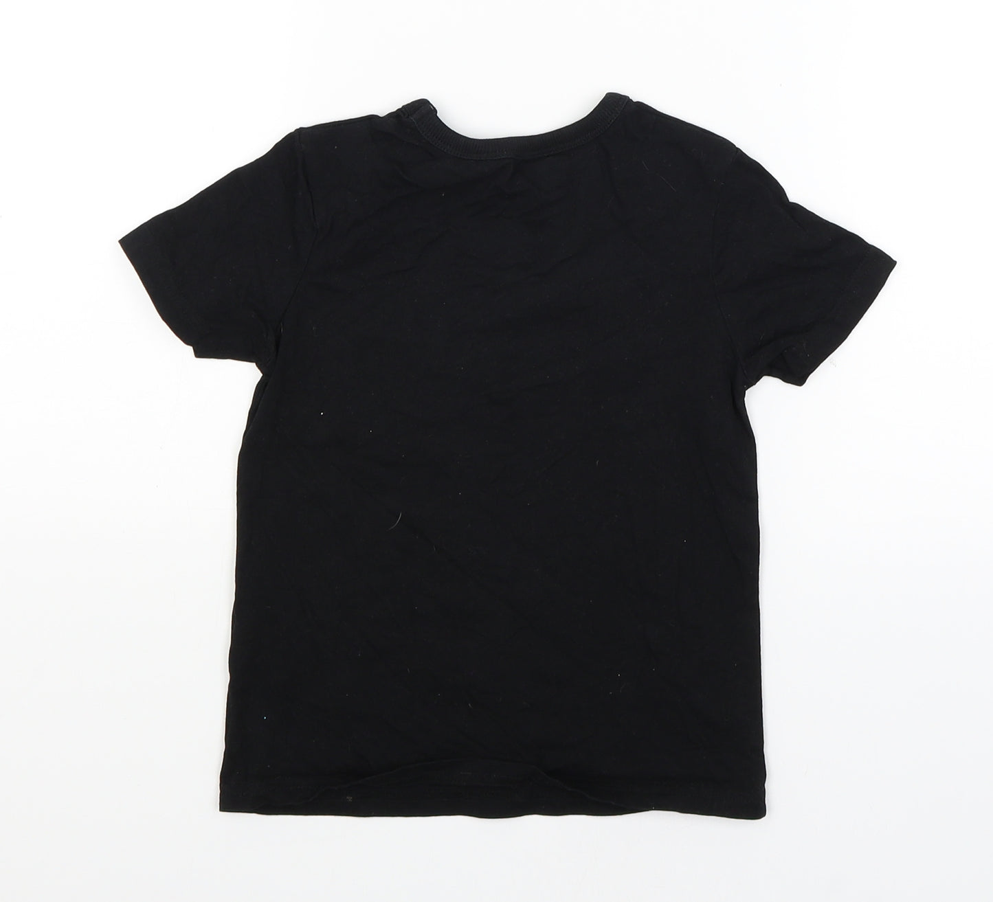 George Boys Black   Basic T-Shirt Size 4-5 Years  - Saved the day... Again