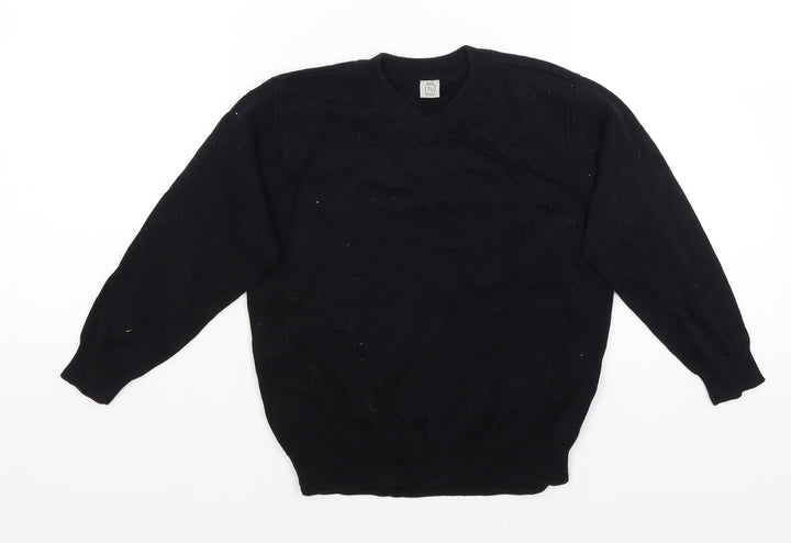 TU Boys Black Pullover Jumper Size 5 Years