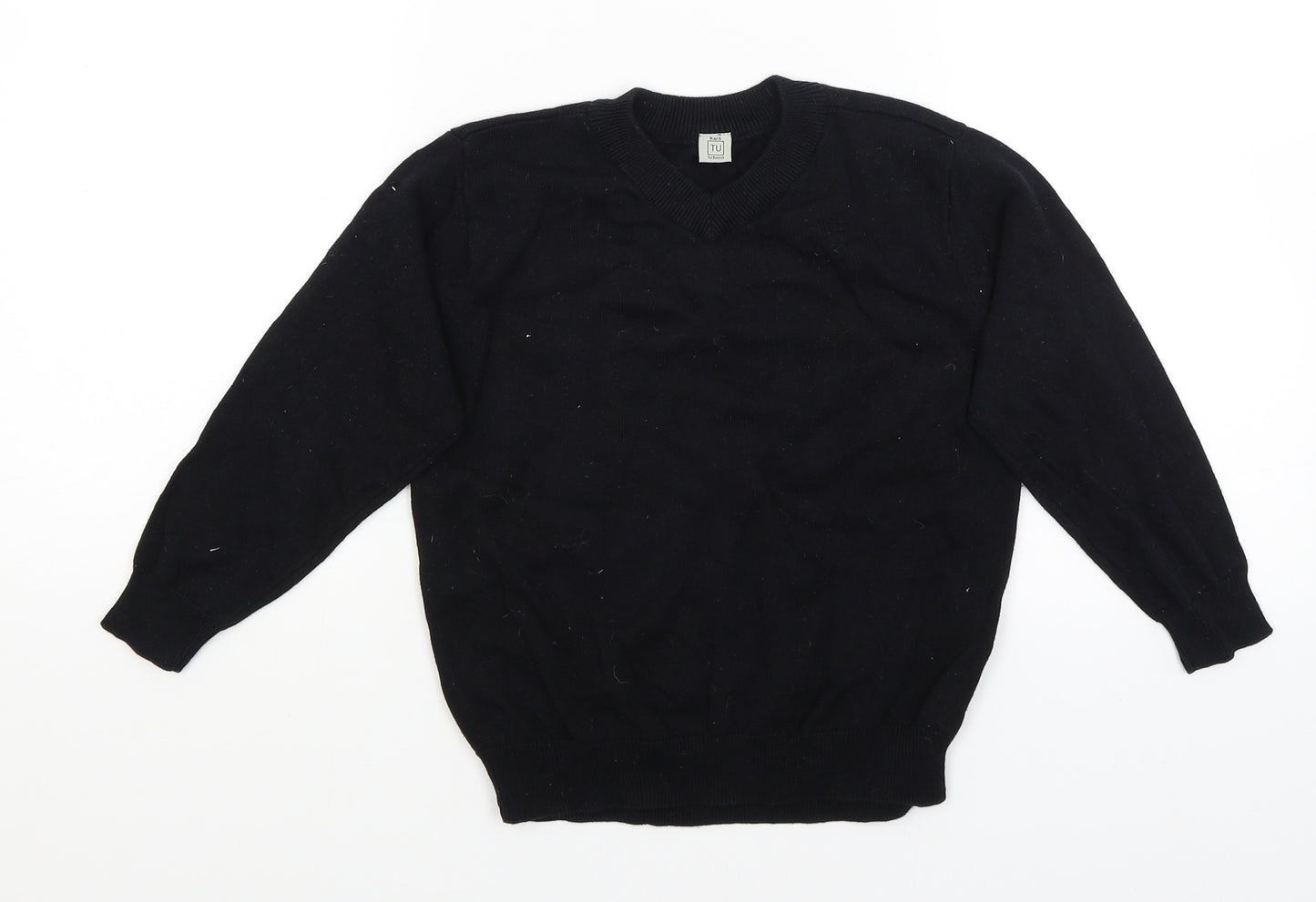 TU Boys Black   Pullover Jumper Size 5 Years