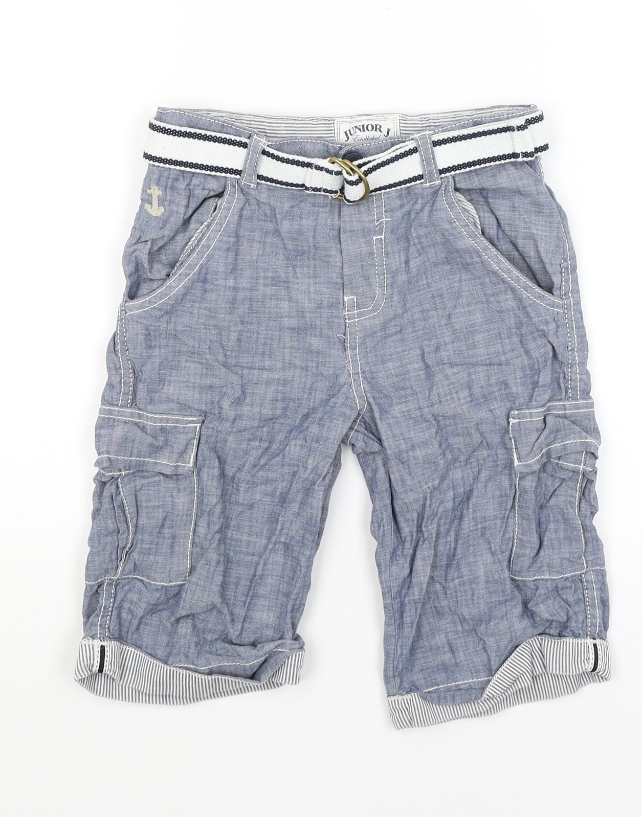 Junior J Boys Blue   Cargo Shorts Size 4-5 Years