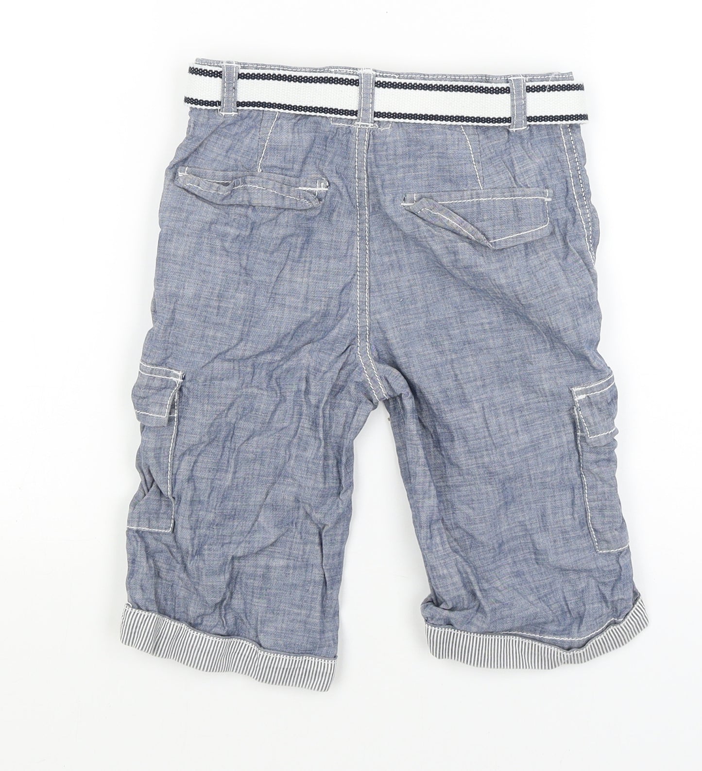 Junior J Boys Blue   Cargo Shorts Size 4-5 Years