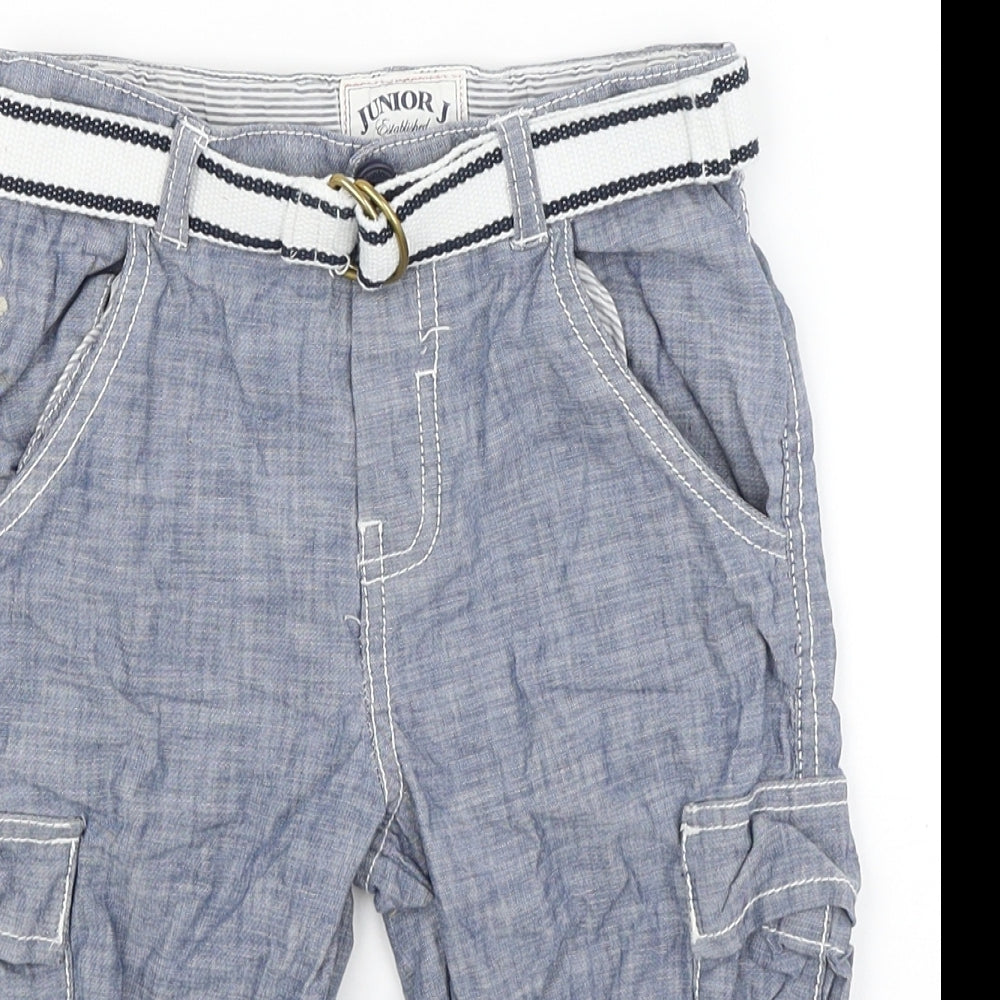 Junior J Boys Blue   Cargo Shorts Size 4-5 Years