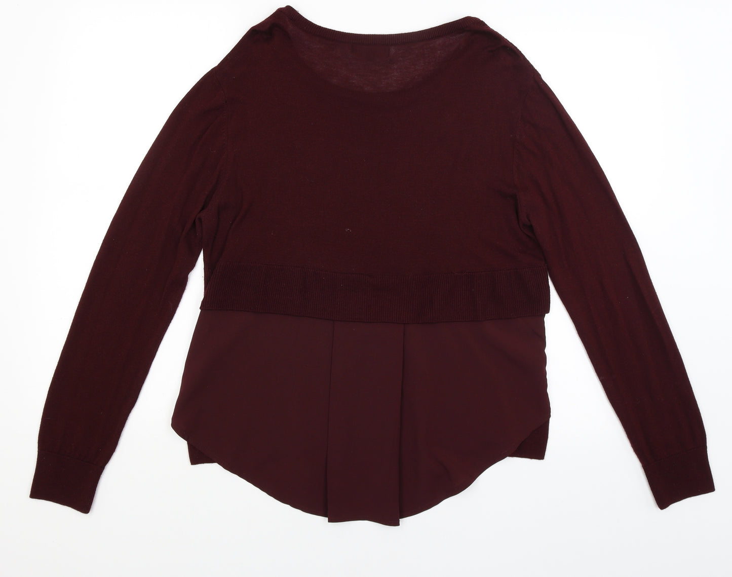 New Look Womens Red   Pullover Jumper Size 14