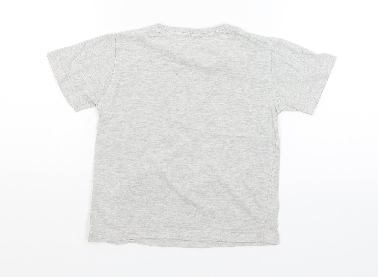 Urban Rascals Boys Grey   Basic T-Shirt Size 3-4 Years