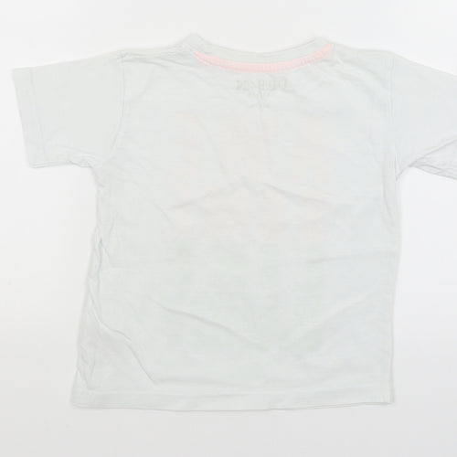 Urban Rascals Boys White   Basic T-Shirt Size 3-4 Years  - Awesome like Daddy