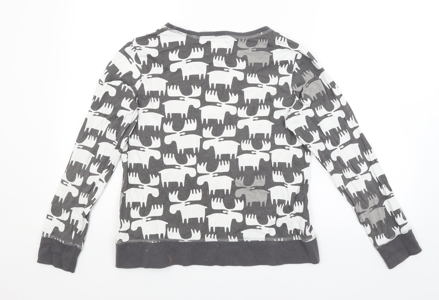 NEXT Womens Grey Solid  Top Pyjama Top Size S  - Moose