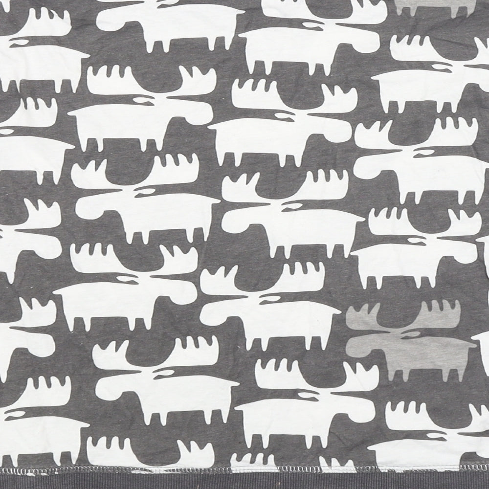 NEXT Womens Grey Solid  Top Pyjama Top Size S  - Moose