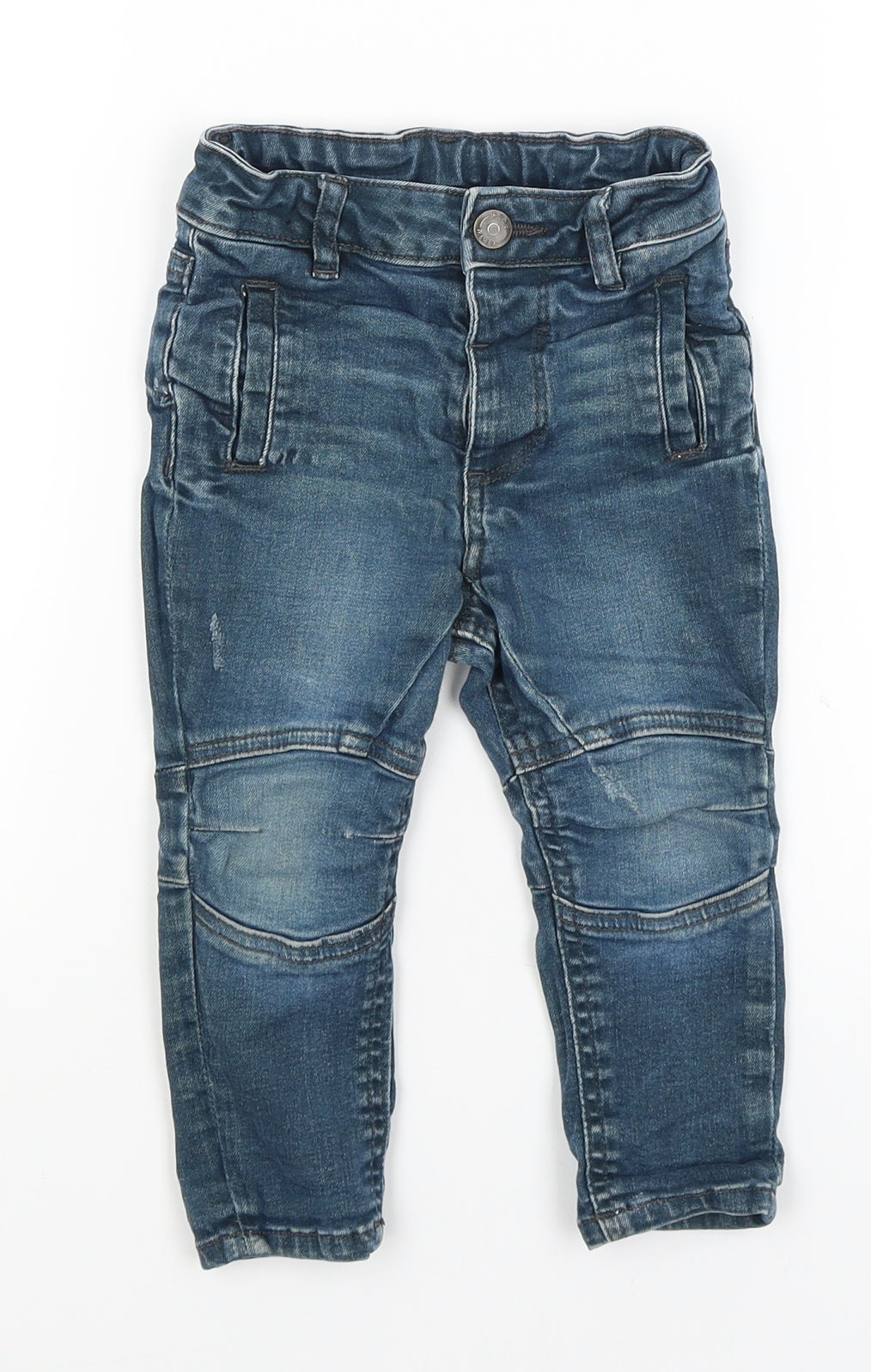 George Baby Blue   Cargo Jeans Size 18-24 Months