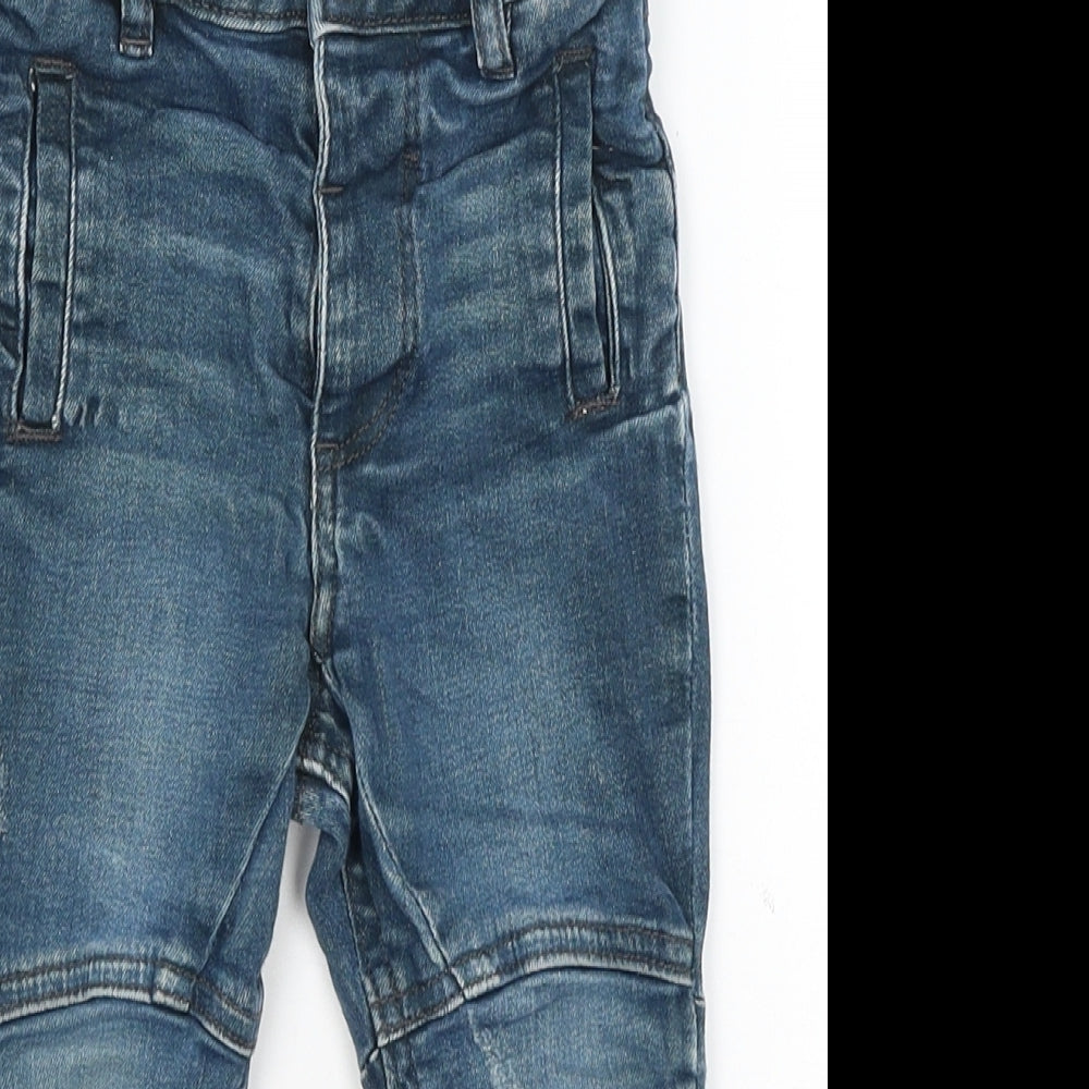 George Baby Blue   Cargo Jeans Size 18-24 Months