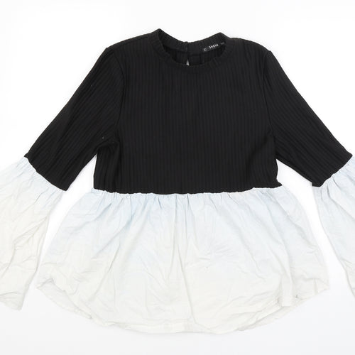 SheIn Womens Black   Basic Blouse Size S