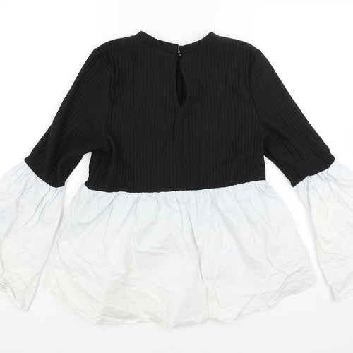 SheIn Womens Black   Basic Blouse Size S
