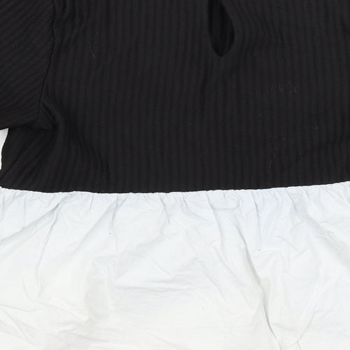 SheIn Womens Black   Basic Blouse Size S