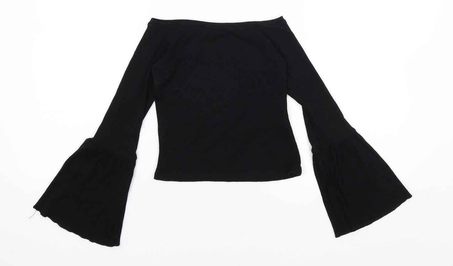 Topshop Womens Black   Basic T-Shirt Size 8