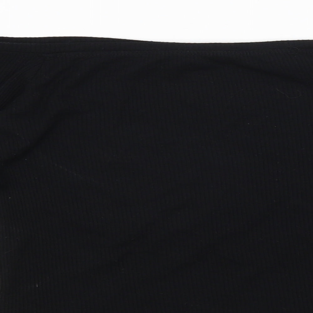 Topshop Womens Black   Basic T-Shirt Size 8