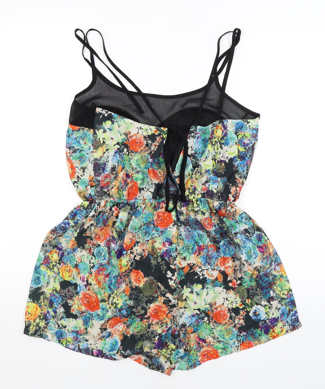 Love Womens Black Flecked  Playsuit One-Piece Size M