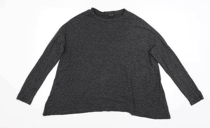 River Island Womens Grey Basic T-Shirt Size 8