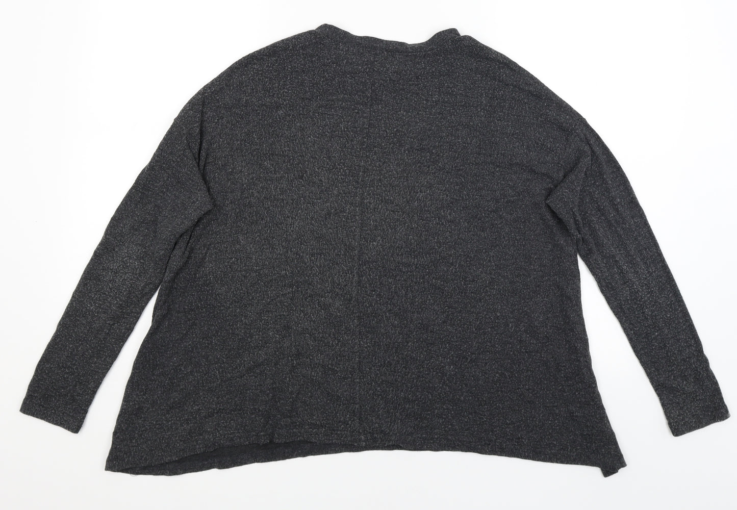 River Island Womens Grey   Basic T-Shirt Size 8