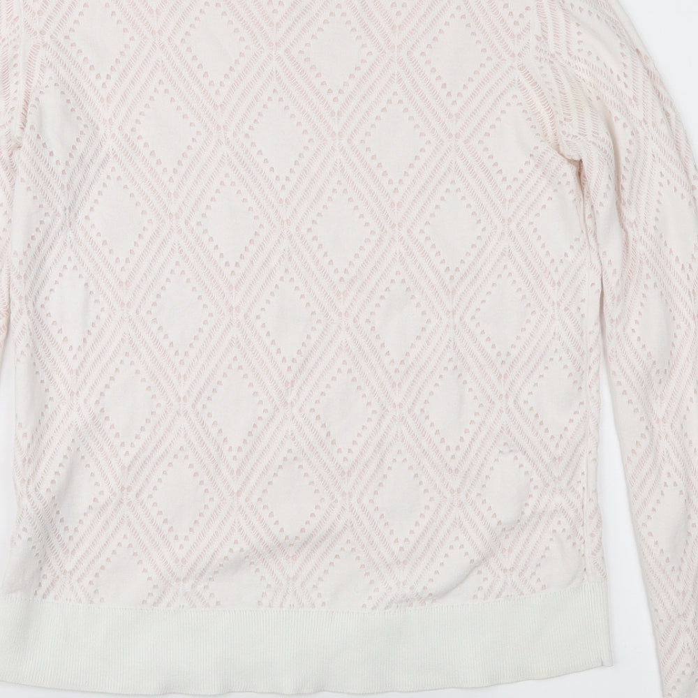 Jack Wills Womens Pink   Pullover Jumper Size 12