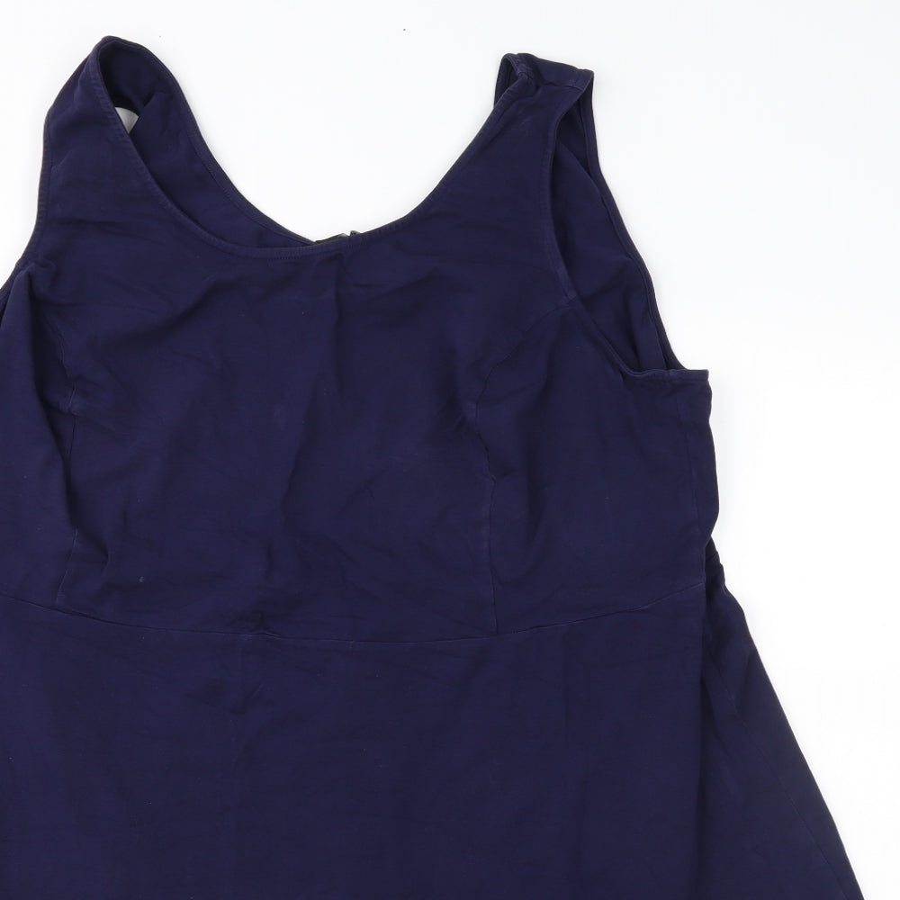 Dorothy Perkins Womens Blue   Fit & Flare  Size 28