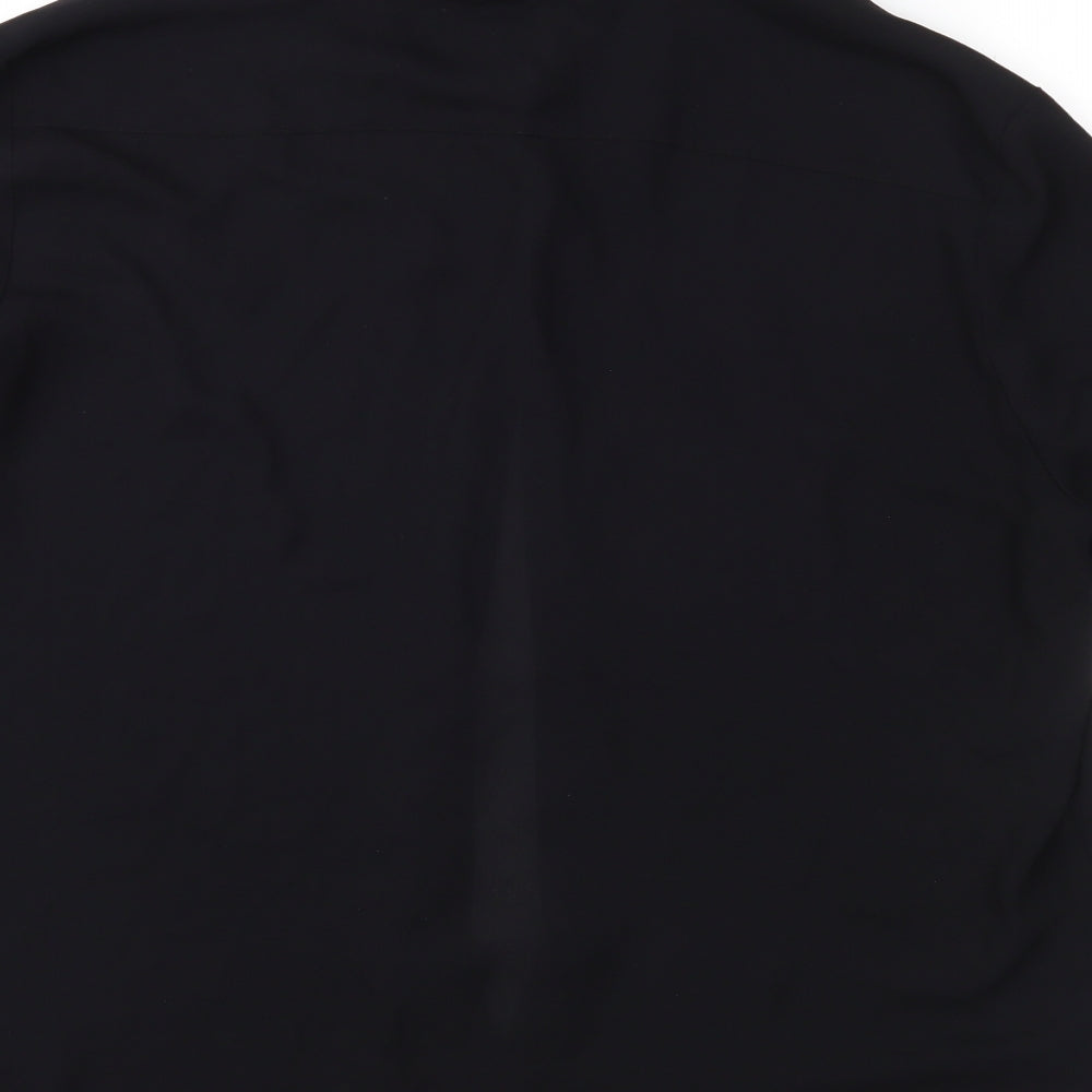 Atmosphere Womens Black   Basic Button-Up Size 16