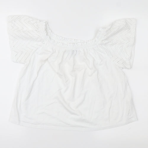 Primark Womens White   Basic Blouse Size M