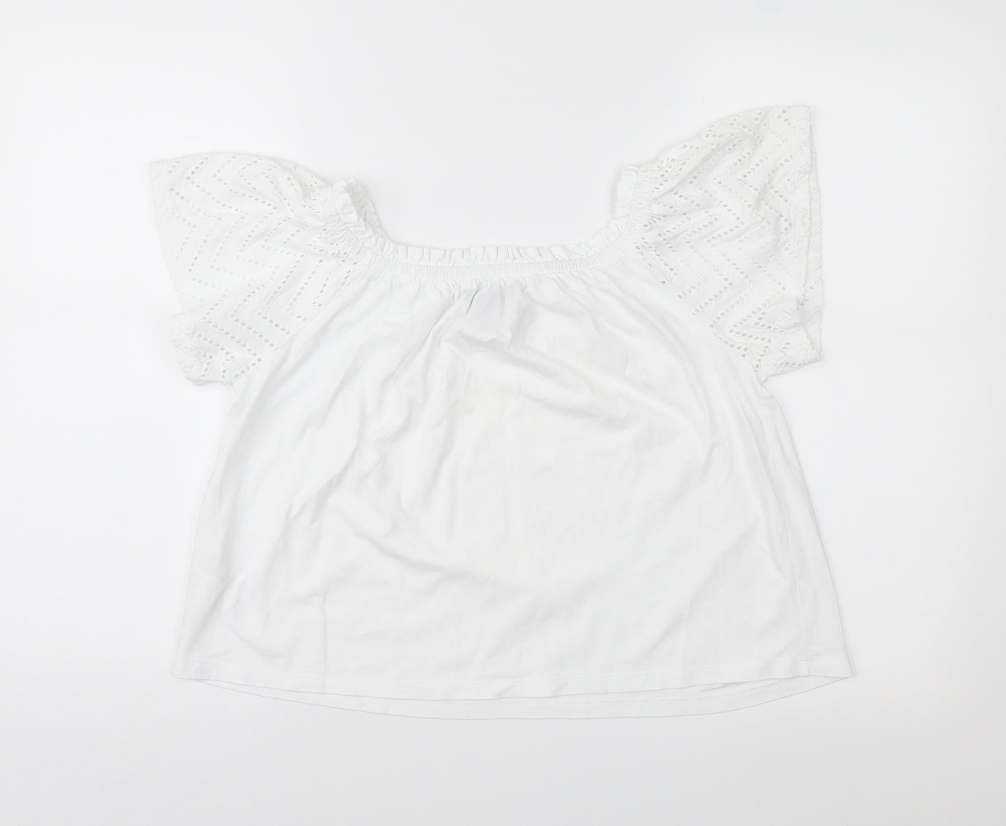 Primark Womens White   Basic Blouse Size M
