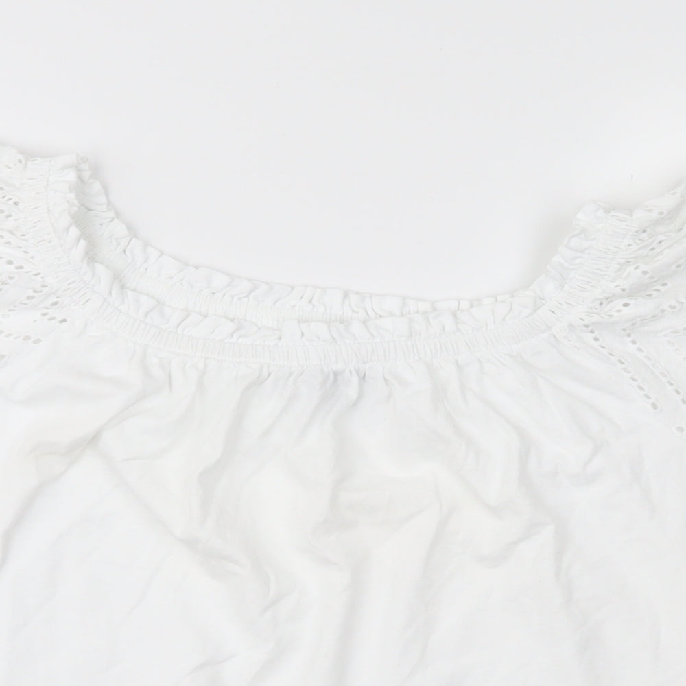 Primark Womens White   Basic Blouse Size M