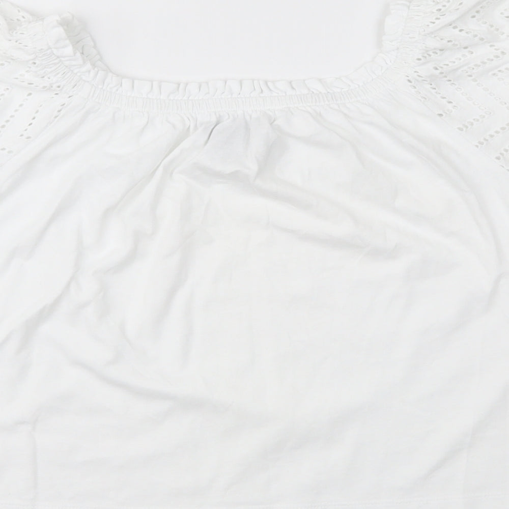 Primark Womens White   Basic Blouse Size M