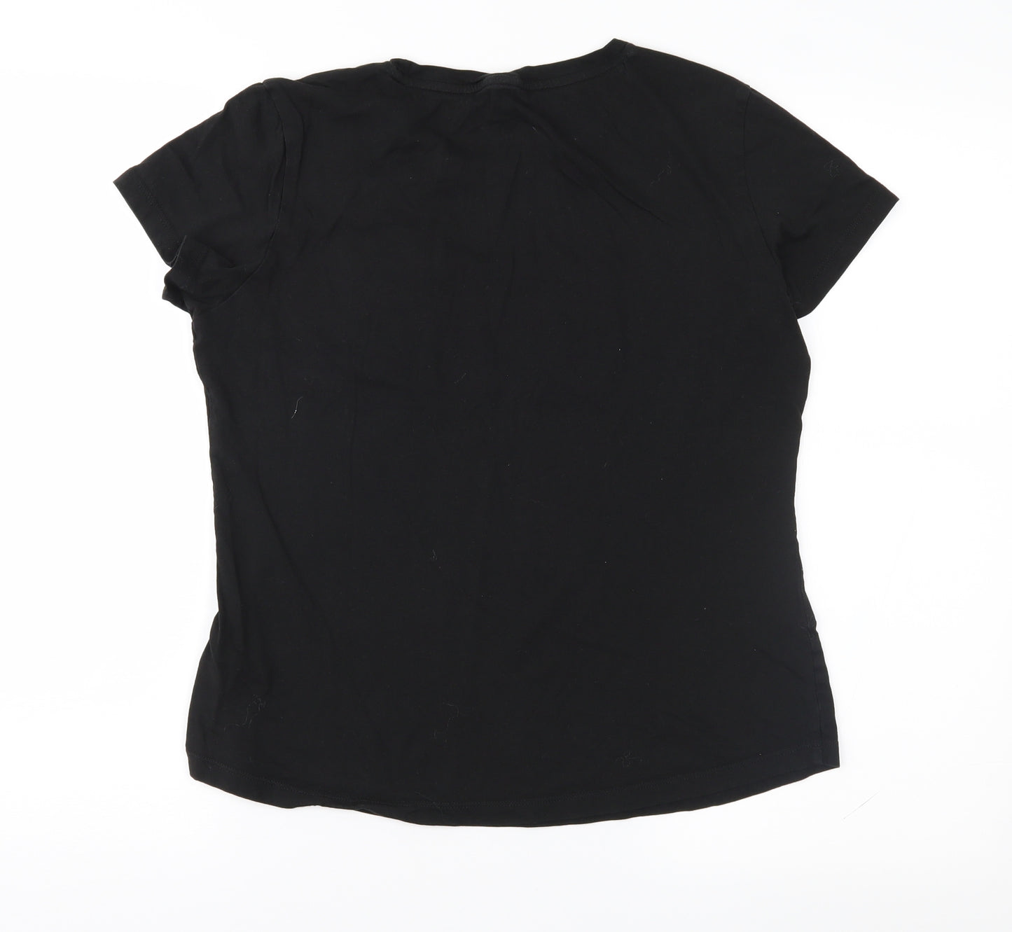 PUMA Womens Black   Basic T-Shirt Size 12