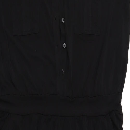 Ruth Langsford Womens Black   Jumpsuit One-Piece Size 28 L26 in