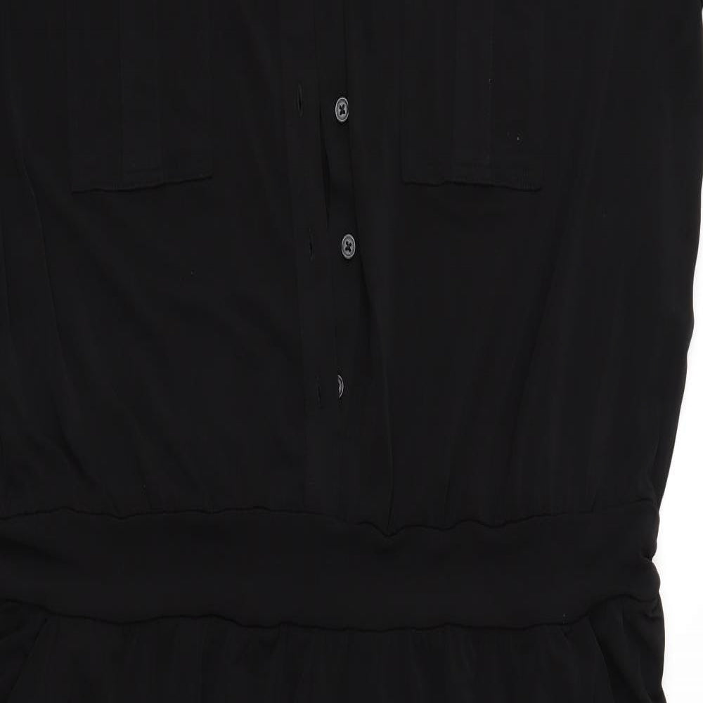 Ruth Langsford Womens Black   Jumpsuit One-Piece Size 28 L26 in