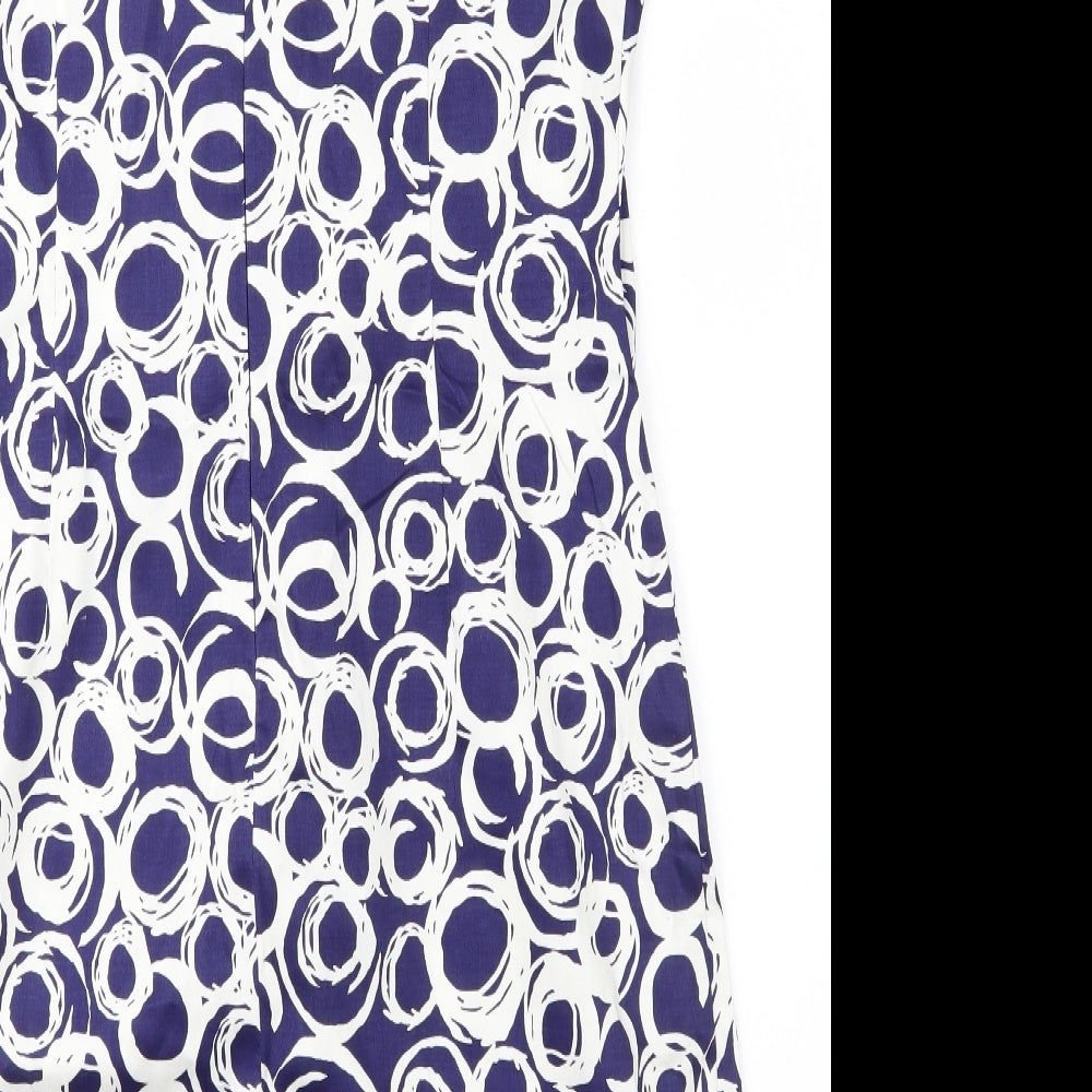 F&F Womens Blue Geometric  Shift  Size 16