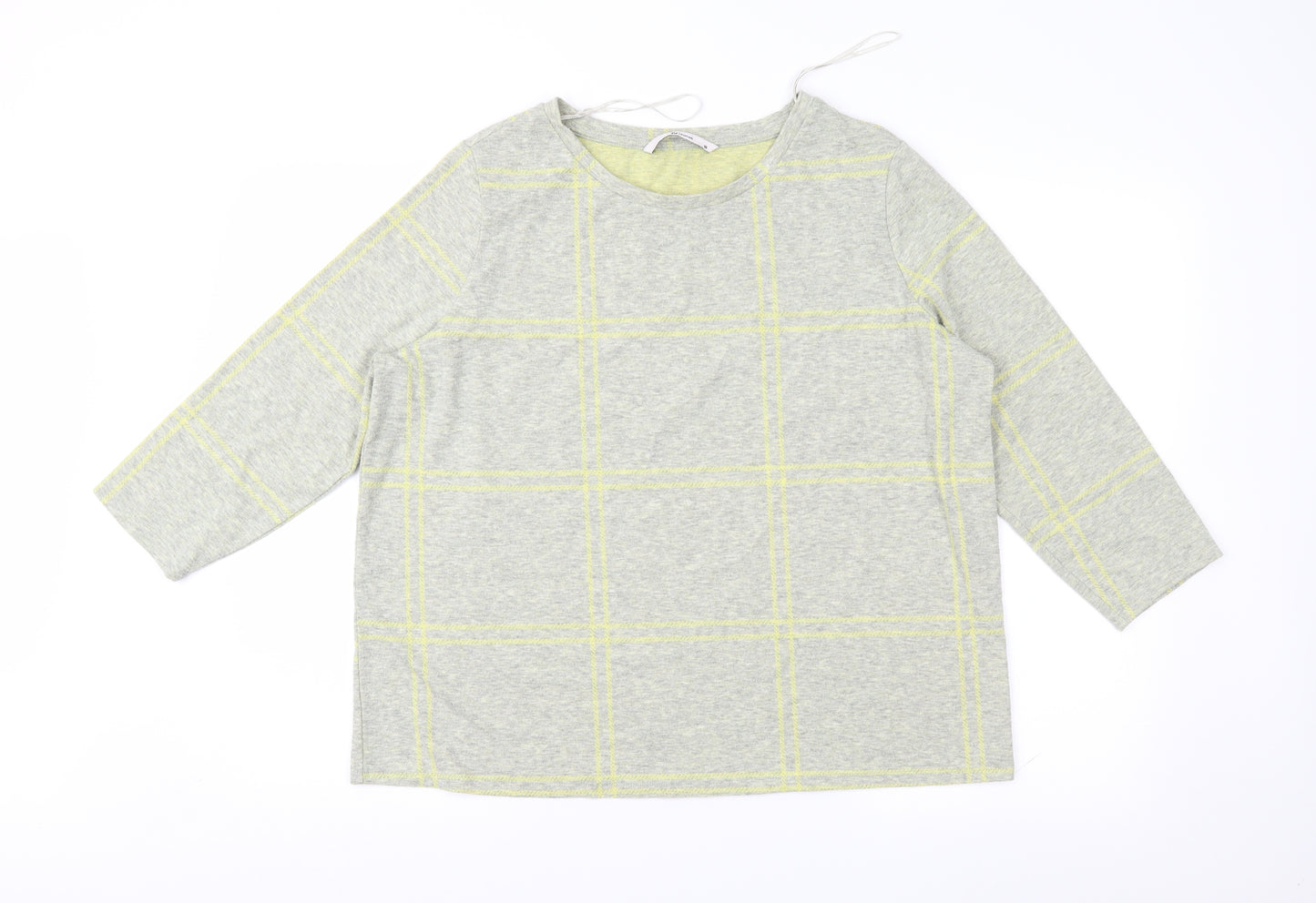 TU Womens Green Geometric  Basic Blouse Size 18