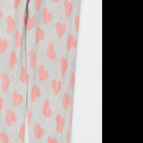 Marks and Spencer Womens Grey Geometric   Lounge Pants Size 12