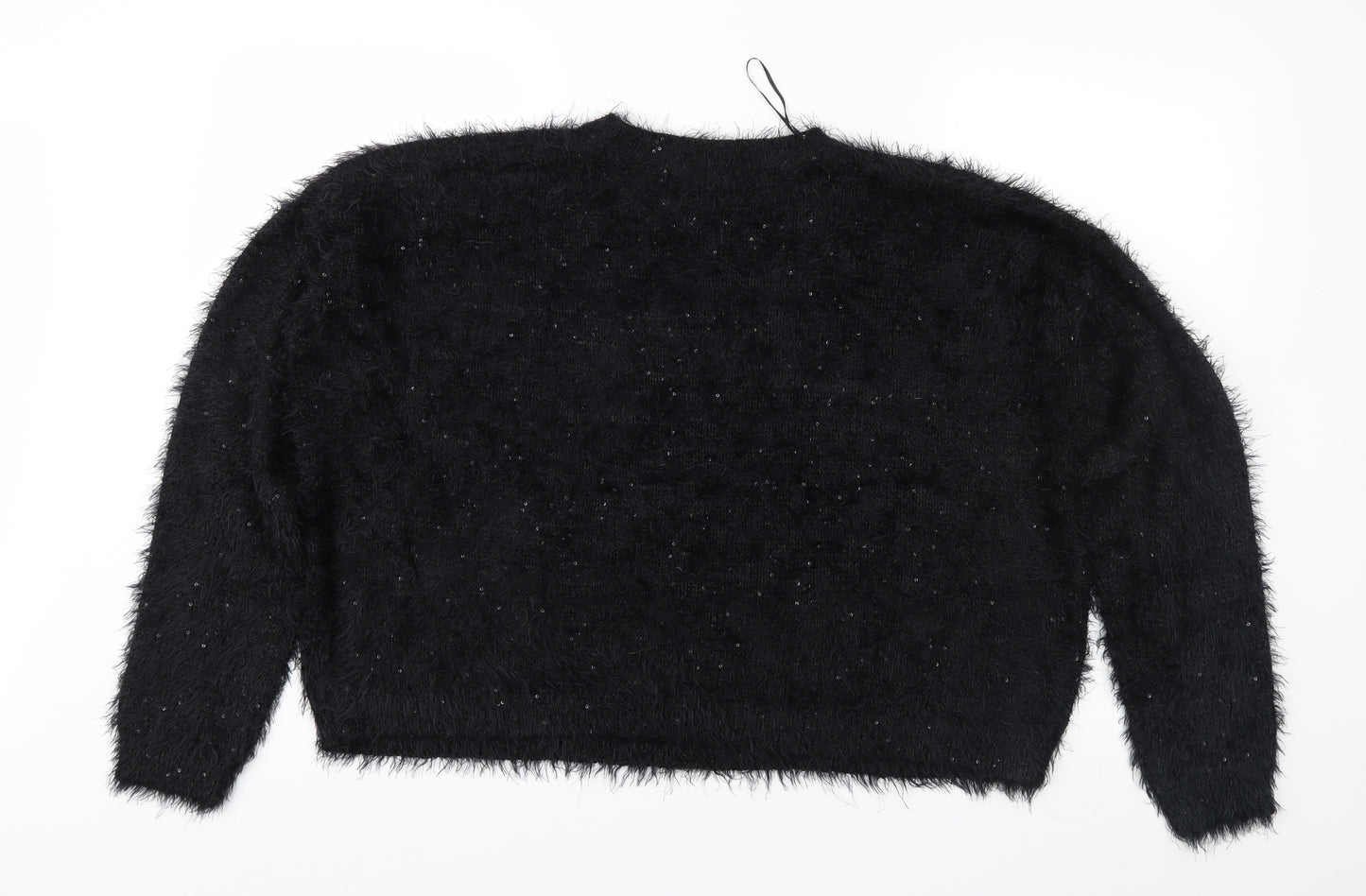 Papaya Womens Black   Pullover Jumper Size XL