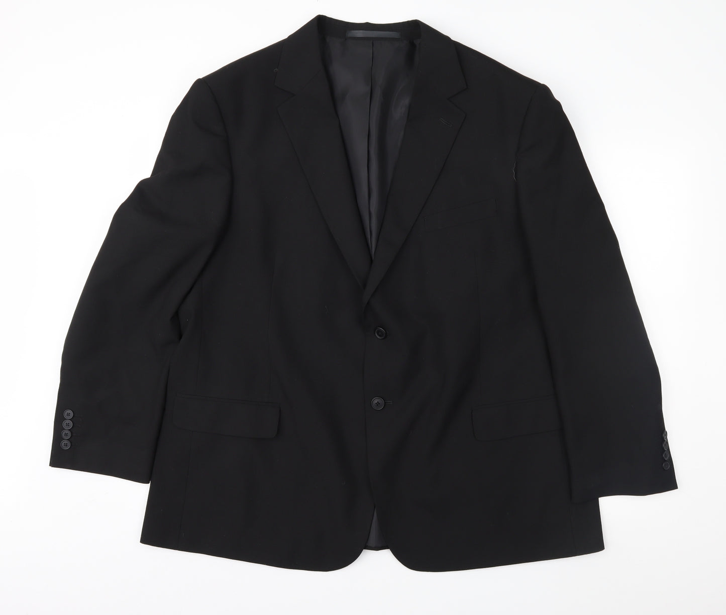Marks and Spencer Mens Black   Jacket Suit Jacket Size 48