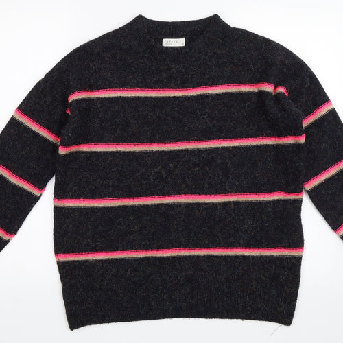 Papaya Womens Black   Pullover Jumper Size M
