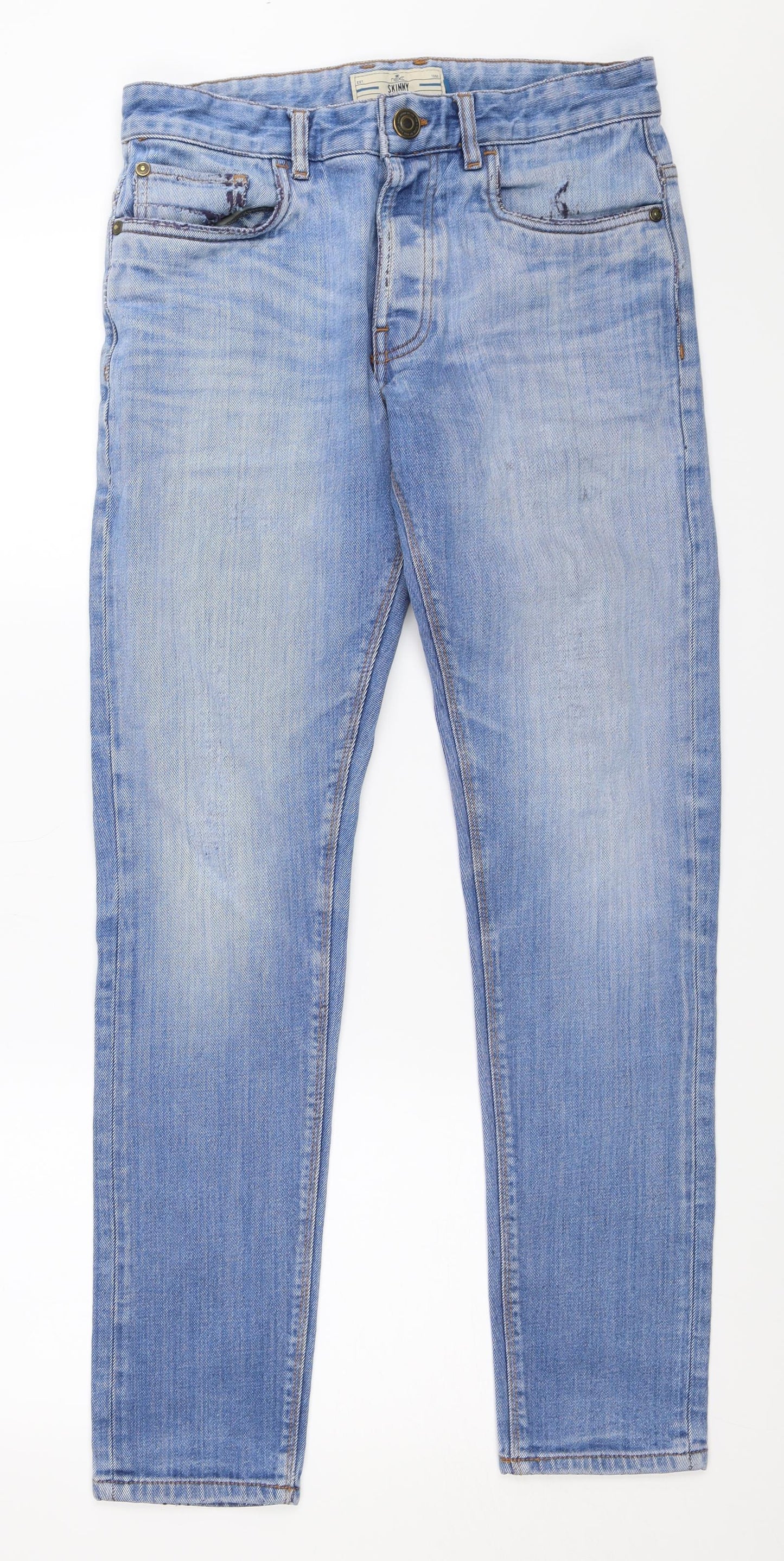 NEXT Mens Blue  Denim Skinny Jeans Size 30 in L30 in