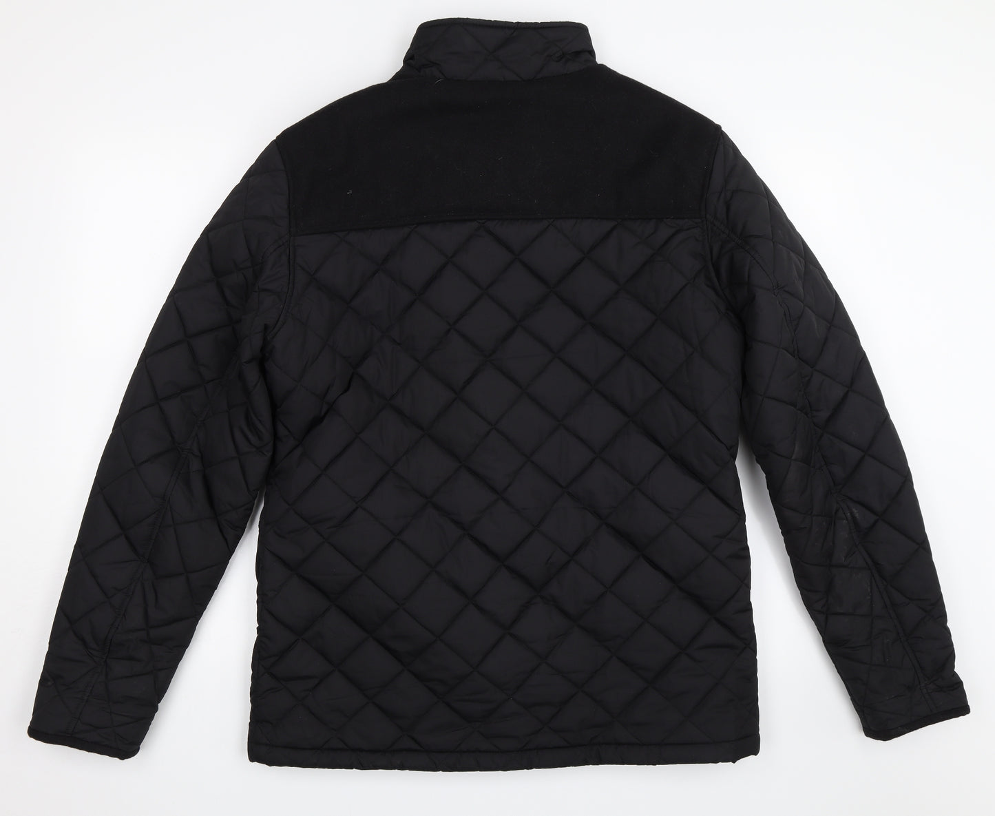 NEXT Mens Black   Quilted Coat Size M