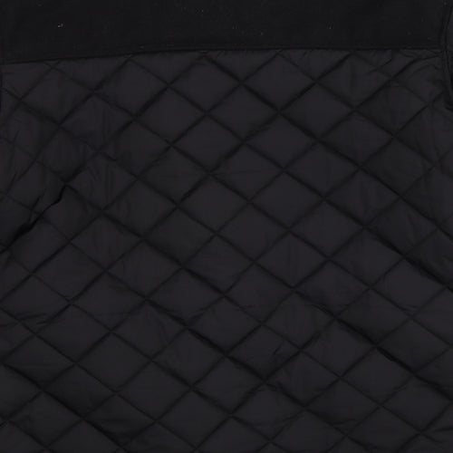 NEXT Mens Black   Quilted Coat Size M