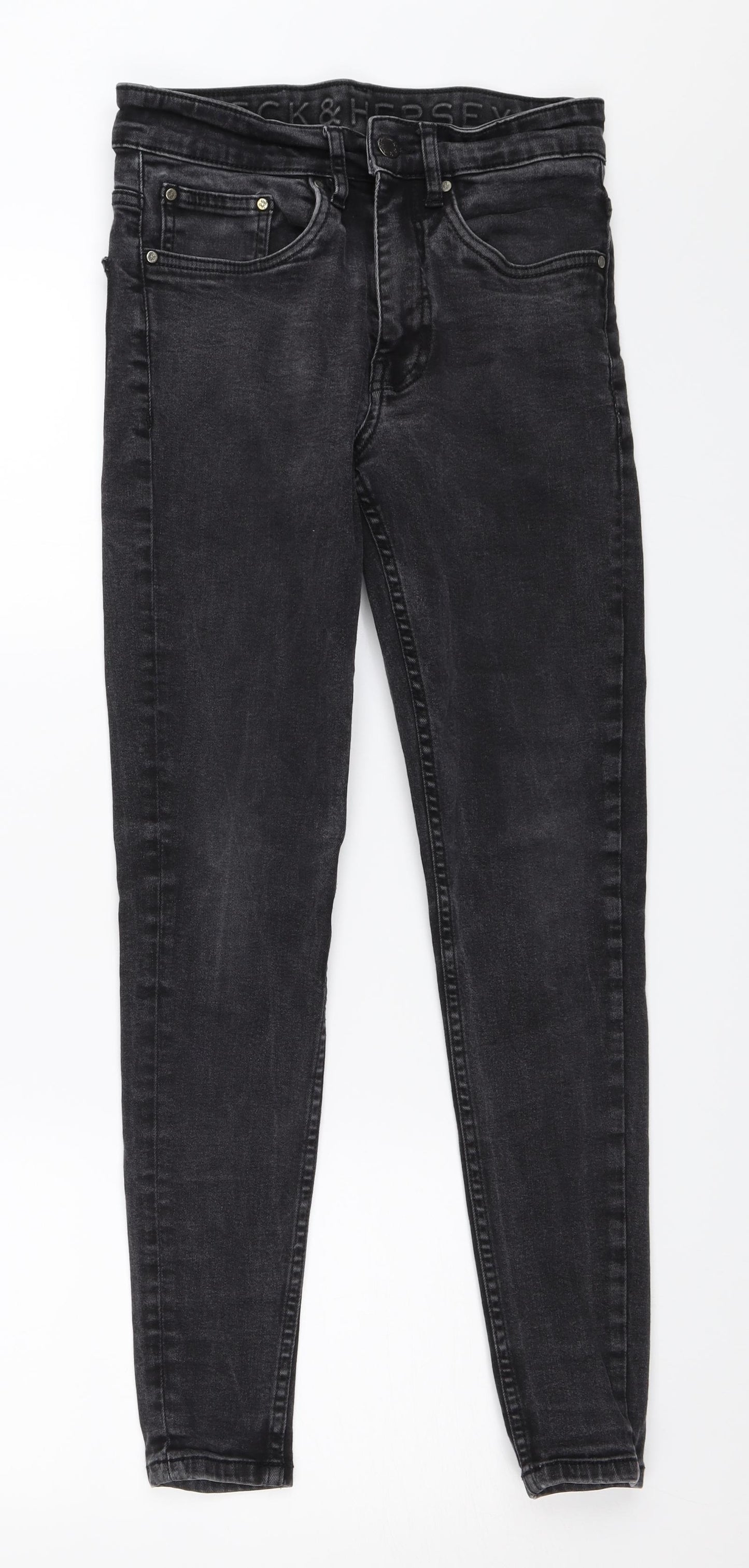 Beck & Hersey Womens Black  Denim Skinny Jeans Size 28 in L27 in