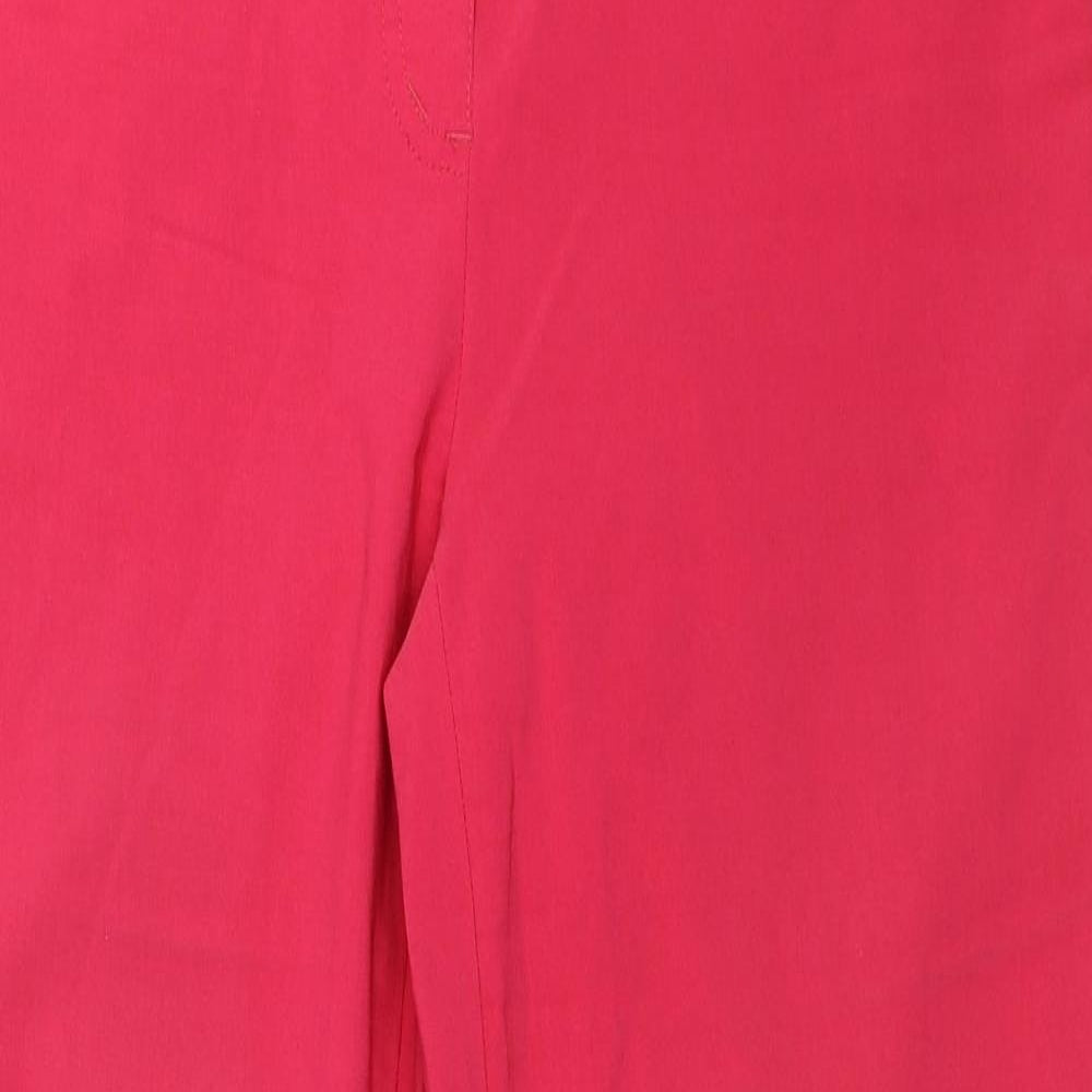 Robell Womens Pink   Capri Trousers Size 16 L27 in