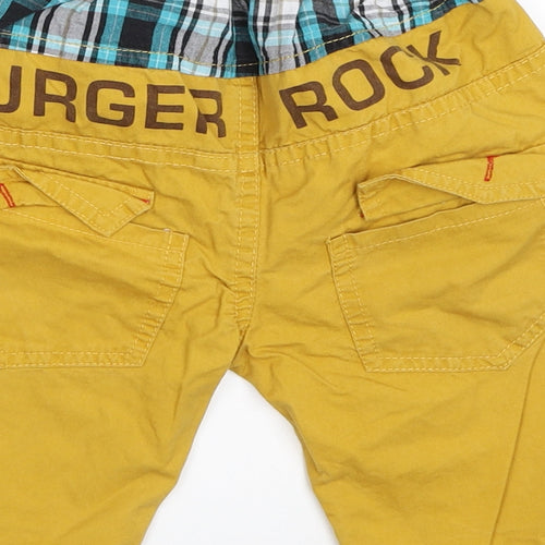 Pudding Boys Yellow   Bermuda Shorts Size 6 Years